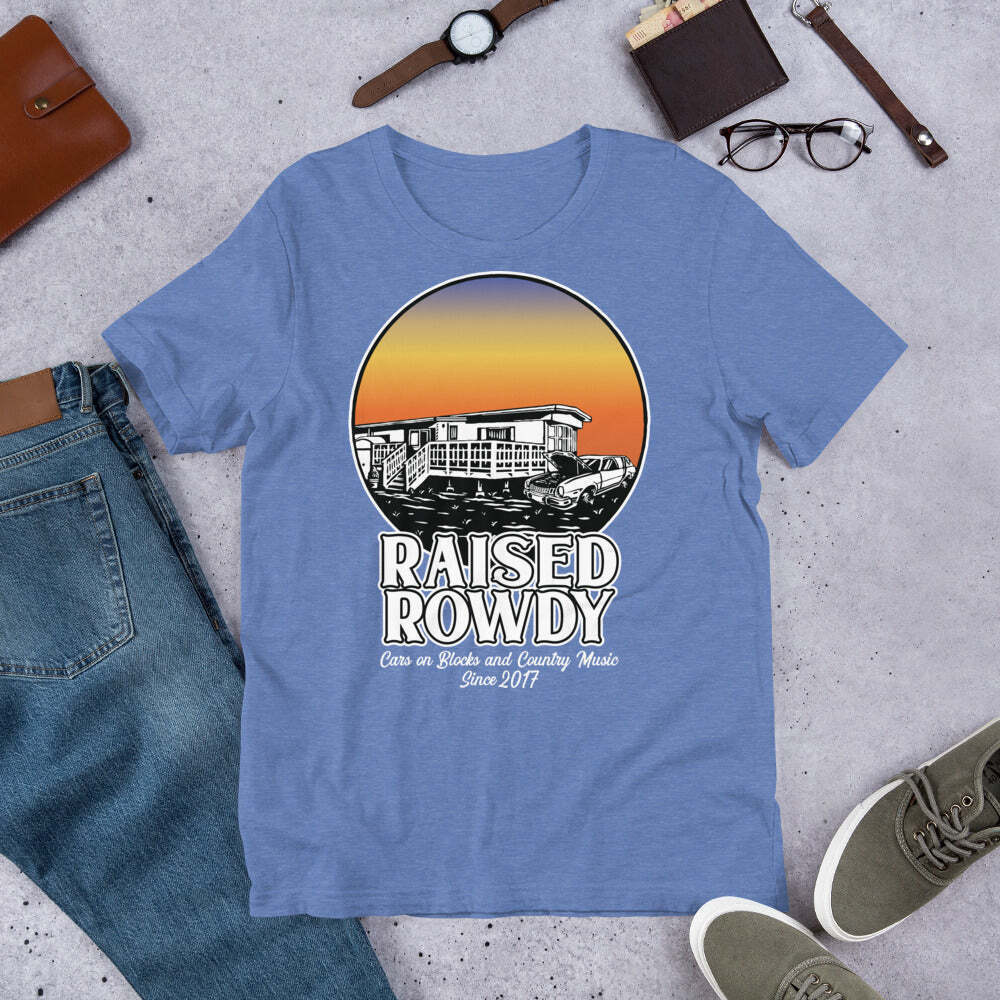 Cars On Blocks And Country Music T-Shirt Unisex